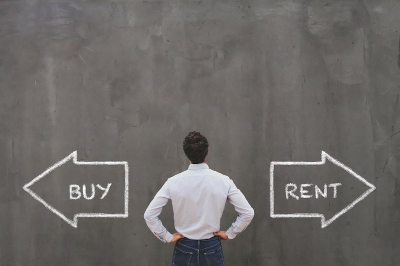What are the pros and cons of renting vs buying in the current market?